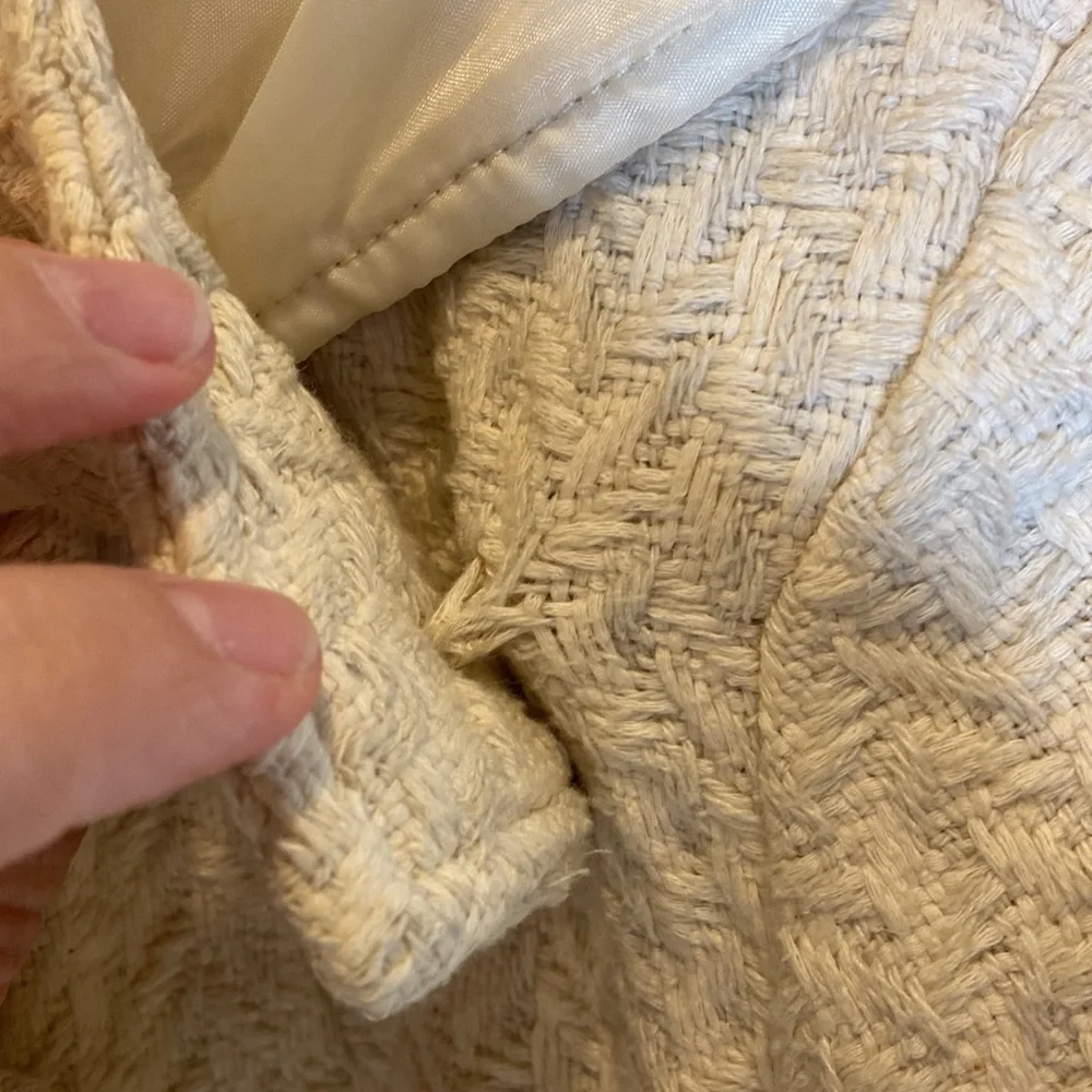 Daytrip Ivory Detachable Hood Tie Waist Buttoned Coat - Picture 9 of 13